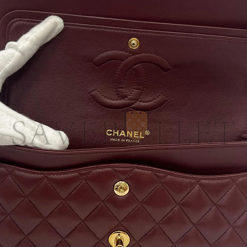 CHANEL MEDIUM LAMBSKIN CLASSIC DOUBLE FLAP BAG A01112 (25.5*15.5*6.5cm)